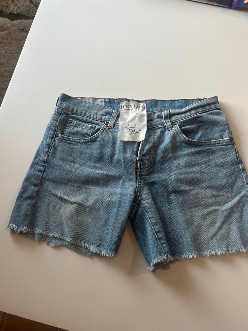 Textile Elizabeth & James Women's Light Blue Denim Shorts